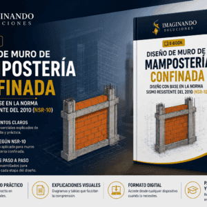 Libro sobre diseño de muro de mampostería confinada con normas NSR-10 y ejemplos prácticos.